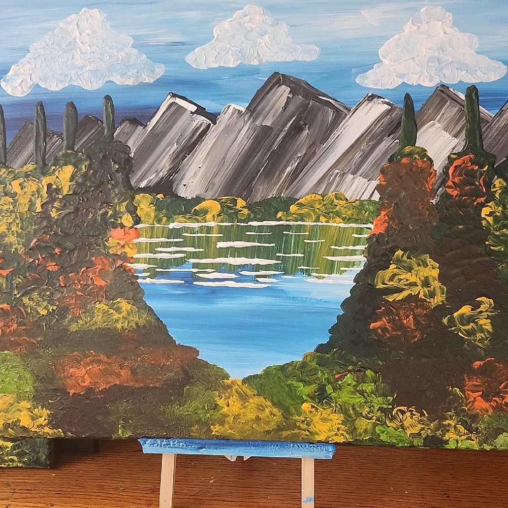 Mountain Landscape Canvas Art